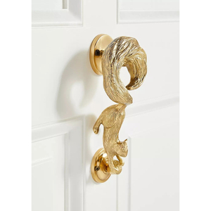 Bulk Traditional Golden Fish Shaped <b>Brass</b> Door Handles Home Decor Cabinet <b>Pulls</b> - Product Image 4