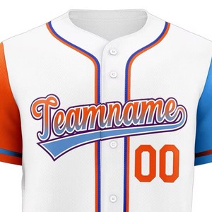 Camiseta de béisbol personalizada para hombre, cosida, ropa deportiva personalizada, antiarrugas, transpirable, cómoda. - Product Image 2