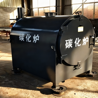 Four de carbonisation automatique pour la production de biochar à partir de déchets biomasse