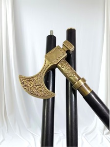 Vintage Axe Handle Walking Stick-Antique Style Statement Walking Cane- Nice Gift for Collectors - Product Image 2