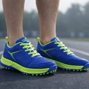 รองเท้าคริกเก็ตแบบมีปุ่มยาง น้ำหนักเบา ซักได้ วัสดุนุ่ม ทนทาน สวมใส่สบาย มีทุกสี - Product Image 1