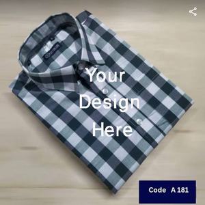 Prix d'usine direct vente chaude 100% pur coton hommes chemises habillées à manches longues grande taille paquet unique pour l'automne - Product Image 1