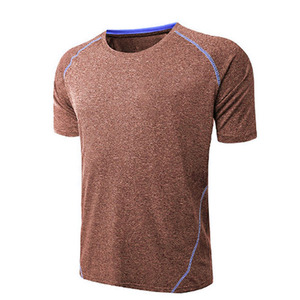 เสื้อยืดออกกำลังกายแขนสั้นไซส์ใหญ่ เสื้อผ้ากีฬา เสื้อยืดออกกำลังกาย พิมพ์โลโก้ตามสั่ง ระบายอากาศ แห้งเร็ว - Product Image 2