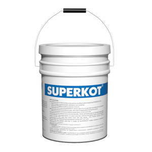 Adhésif acrylique imperméable renforcé haute résistance REDWOP SUPERKOT, lubrifiant industriel pour membrane liquide de terrasse - Product Image 1