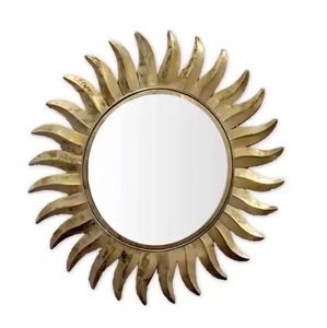 Premium Quality Handmade Metal Wall <b>Mirror</b> for Home Decoration Makeup Preparation and Stylish Interiors <b>Mirrors</b> Hot Selling - Product Image 1