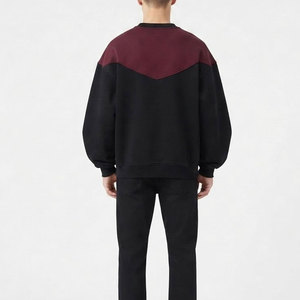 New Arrival <b>Men</b> Heavyweight Sweatshirt <b>Thick</b> <b>Fleece</b> Crew Neck Pullover Warm Comfortable Casual Winter Wear For Daily Use - Product Image 2