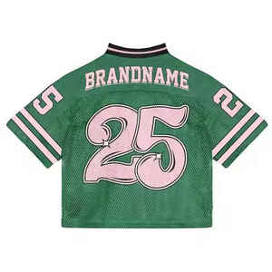 Maillot de football américain en mesh tendance pour le streetwear personnalisé - Product Image 4