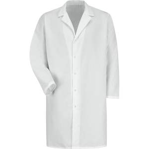 Blouse de laboratoire personnalisée pour hommes, pour vêtements de travail spécialisés, de couleur rouge - Product Image 3