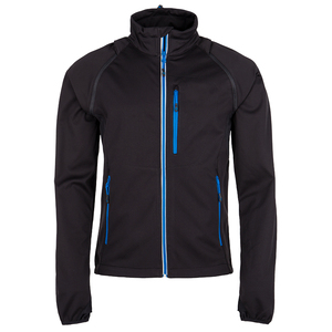 Women's Best Quality Black Fleece <b>Jacket</b> Full Sleeve Stand Collar Zipper Closure Windproof Autumn Wear Breathable - Product Image 1