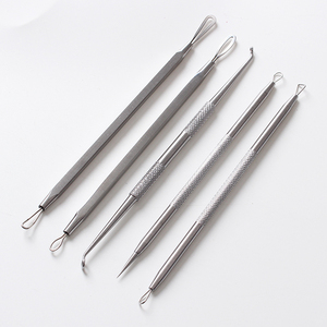 High Quality Face <b>Blackhead</b> Remover Stainless Steel Pimple <b>Extractor</b> Customizable Packaging Latest Design - Product Image 4