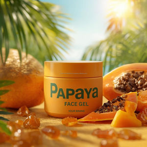 Gel Facial de Papaya, Gel Natural Iluminador, Hidratante, Calmante y Refrescante para Todo Tipo de Piel, Marca Privada OEM - Product Image 1