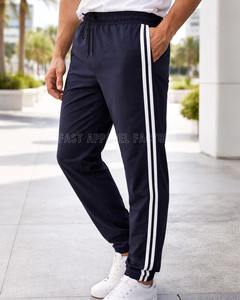 Pantalon noir pour homme en tissu de coton de qualité supérieure, confortable, respirant, durable, parfait pour les occasions décontractées, le bureau et l'usage quotidien. - Product Image 3