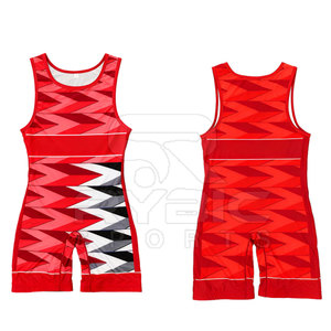 Nouveau design, service OEM, combinaison de lutte grande taille, combinaisons de lutte personnalisées en spandex et nylon, sublimation, en stock - Product Image 3