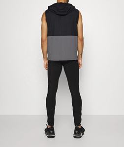 Bajo MOQ personalizado hombres verano gimnasio Stringer de talla grande algodón Jersey tanque para culturismo transpirable tejido verano con capucha músculo - Product Image 2