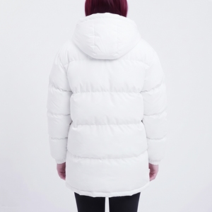 <b>Women's</b> Insulated Puffer Jacket Custom Logo Adjustable Hood Quilted <b>Winter</b> <b>Padded</b> <b>Coat</b> for Outdoor Wear - Product Image 3