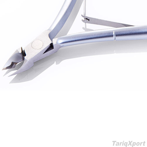 <b>Nail</b> Nipper Mirror Polish Stainless Steel Straight Blade Cuticle Nipper Pedicure <b>Nail</b> Clipper Double Adjustable Spring for Feet - Product Image 2