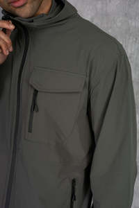 Men’s Premium Hooded Windbreaker Set Lightweight Zip Up <b>Hoodie</b> With Matching Short <b>Running</b> Hiking And Outdoor Men Sportswear Set - Product Image 3