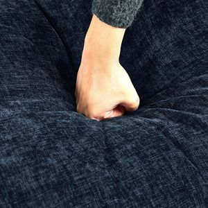 Collezione 2021 2187 Set di Tre Divani Blu per Soggiorno con Poggiapiedi - Product Image 2