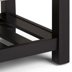 Cosmopolitan Cloud Grey Open Bottom <b>Storage</b> Ottoman Bench Stylish <b>Stool</b> & Ottoman Product - Product Image 5