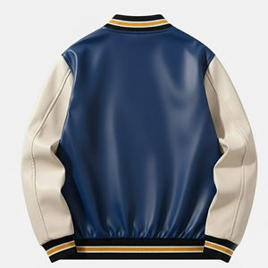 Chaqueta Varsity de Invierno de Alta Calidad con Cuello Alto Estilo Urbano, Precio al por Mayor, Nueva Llegada, Chaquetas Varsity de Cuero - Product Image 2