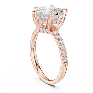 Anillo de Diamante Cultivado en Laboratorio para Mujer, Corte Aries Jewel, Oro Sólido de 14K, Certificado IGI, Diseño Minimalista, para Fiestas, Aniversarios y Uso Diario - Product Image 4