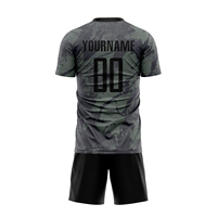 Seragam Sepak Bola Kustom Grosir, Sablon Heat-Transfer, Jersey Unisex Set Pendek, Cepat Kering, Bernapas, Pakaian Olahraga, Logo Tim Kustom