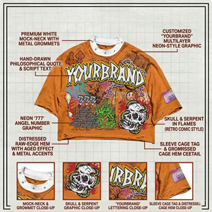 Ensemble T-shirt et short unisexe personnalisé pour homme, style décontracté, avec motif graphique thermocollé, délavé à l'acide, col côtelé, idéal pour l'été - Product Image 4