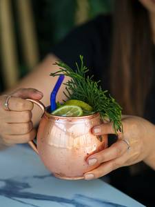 Nouvel Arrivage Tendance : Tasse Moscow Mule en Cuivre, Tasse en Cuivre Faite à la Main, Verre en Cuivre Mignon, Cadeau en Cuivre - Product Image 4