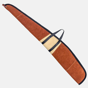 Sac à fusil en cuir personnalisé, vente en gros, prix compétitif, en cuir véritable à 100 %, sac à fusil en cuir très demandé - Product Image 2