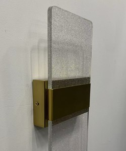 CG-005G-2 Outdoor/Indoor LED Wall Lamp with Sparkling <b>Light</b> Effect Acrylic <b>Shade</b> - Product Image 3