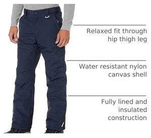 กางเกงสกีกันน้ำสำหรับผู้ชาย สีกรมท่า พร้อมเทคโนโลยี Gore-Tex และกระดุมปิด สำหรับกีฬาบนหิมะ - Product Image 5
