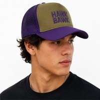 Casquette Trucker Unisexe en Maille avec Panneau Avant Brodé, Réglable, Décontractée, à Six Panneaux, pour Adulte, Adaptée aux Quatre Saisons