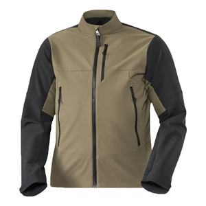 Chaqueta Softshell Ligera y Transpirable Unisex al por Mayor, Chaqueta Impermeable Tipo Parka para Exteriores con Cuello Alto y Logotipo Frontal - Product Image 1