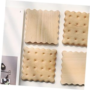 Bandeja Cuadrada de Madera de Roble Hecha a Mano de Lujo para Servir Té, Café y Bebidas, para el Hogar - Product Image 2