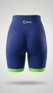 กางเกงขาสั้นออกกำลังกาย ยกกระชับสะโพก สำหรับเล่นกีฬา ฟิตเนส ยกก้น กระชับรูปร่าง แบบสปอร์ต ทรงบิกเกอร์ เอวสูง ระบายอากาศได้ดี สไตล์สตรีทแวร์ - Product Image 3