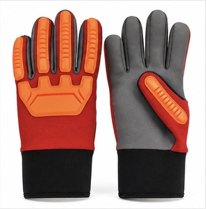 ถุงมือกันกระแทก MUBASHAR PRO GRIP INTERNATIONAL มาตรฐาน EN388/ANSI ระดับการป้องกันการบาด 4  เคลือบไนไตรล์ที่ฝ่ามือ  บุภายในด้วยเส้นใย HPPE ผสมโพลีเอสเตอร์ - Product Image 1