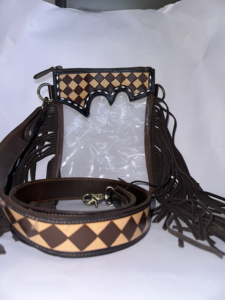 Bolso Ejecutivo de Cuero Genuino para Mujer, con Cierre, Estilo Bohemio, Estampados de Animales, para Uso Diario, Viajes, Invierno, Hecho en India, Primavera - Product Image 4