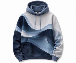 เสื้อฮู้ดลายพรางผู้ชาย ทรงปกติ สวมใส่สบาย มีกระเป๋า ผ้าถักสำหรับฤดูใบไม้ร่วง โพลีเอสเตอร์ 100% ผ้าเฟรนช์เทอร์รี่ - Product Image 4