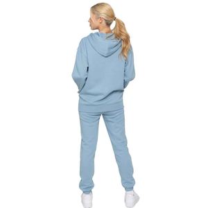 Chándal Oversize con Capucha para Mujer, Color Liso, Estilo Urbano Casual, Cremallera Completa, Ajuste Holgado, Cierre con Cordón, Chándal Personalizado - Product Image 4