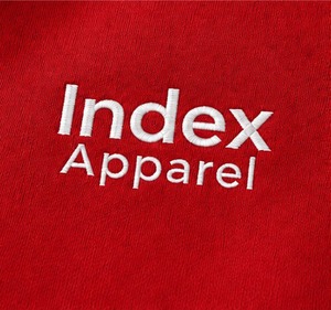 Camiseta Polo Roja de Manga Corta con Cierre de Cremallera para Hombre, Marca Index Apparel, Bordada, de Color Sólido, Informal, de Secado Rápido, Tejida en Poliéster - Product Image 5