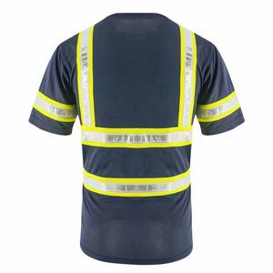 Chaleco de Seguridad Reflectante de Alta Visibilidad, Malla Fluorescente de Poliéster de Secado Rápido, Unisex, Ropa de Trabajo Sublimada, Detección de Agujas, OEM - Product Image 3