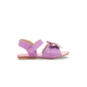 Sandalias de tacón moradas para niñas estilo elegante KD7826 - Product Image 3