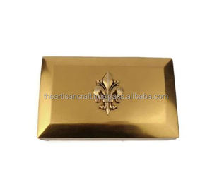 Elegant Brass Jewelry <b>Box</b> Handcrafted Decorative Storage <b>Box</b> for Rings Necklaces and <b>Keepsakes</b> Perfect for Home by ARTISAN CRAFT - Product Image 2