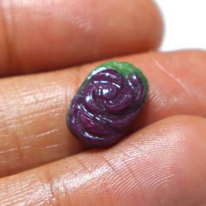 Cabujón de Zoisita Rubí Natural Tallado, Gema de Rubí Tallada a Mano, Piedra Suelta Lisa, Proveedor Mayorista para Joyería - Product Image 2