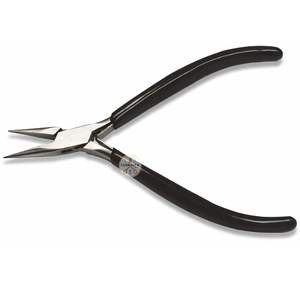 คีมปากแหลม 5 นิ้ว (140 มม.) หัวสแตนเลส ด้ามจับสีดำแบบสบายมือ พร้อมสปริง น้ำหนักเบา ใช้งานได้อย่างราบรื่น - Product Image 1