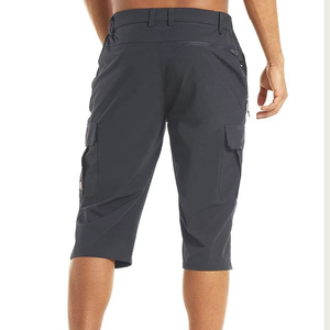 Pantalon Capri pour homme, été, multi-poches, décontracté, coton, élastique, pantalon tactique, vêtements d'extérieur haut de gamme, respirant - Product Image 2