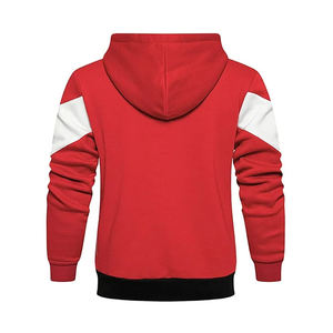 Sudadera con capucha de lana de algodón pesado de invierno al por mayor para hombre Sudadera con capucha acanalada de marca personalizada - Product Image 3