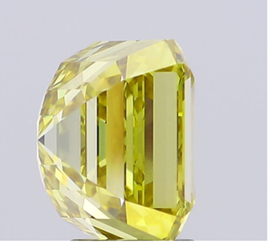 Diamante Cultivado en Laboratorio con Certificación IGI, Corte Asscher de 5.09 CT, Color Amarillo Intenso Fantasía, Claridad VS1, CVD LG 647476304, Joyería ROYAL GEMS - Product Image 2