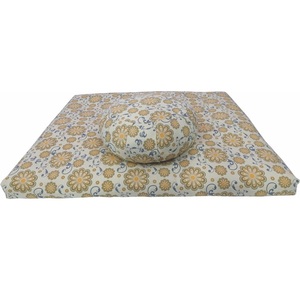 Juego de Cojines de Meditación al por Mayor, Zafu y Zabuton, Cojín de Yoga para Sentarse en el Suelo, Relleno de Trigo Sarraceno, Tela de Algodón, Meditación Zen - Product Image 3