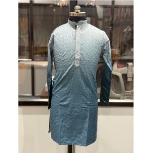 Kurta Moderna para Hombre con Bordado Decorativo de Lentejuelas, Estilo Indo-Occidental para Fiestas, Disponible a Precio de Exportación - Product Image 1